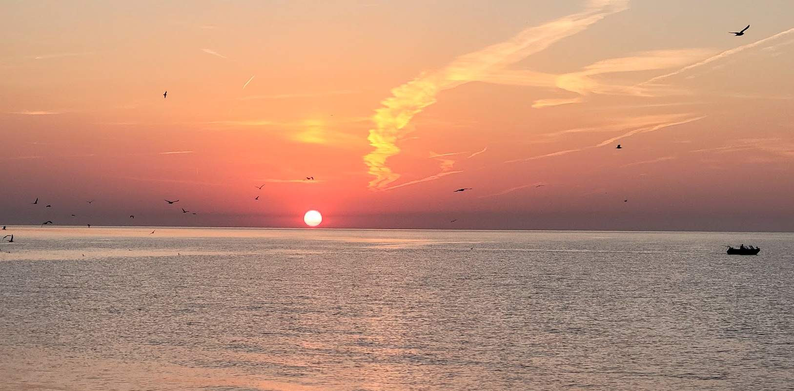 Sunrise off Bronte Harbour Oakville ON Canada